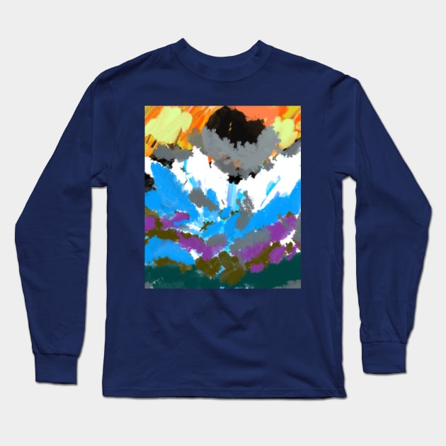 Unknown clouds Long Sleeve T-Shirt by Smdesignzz 
